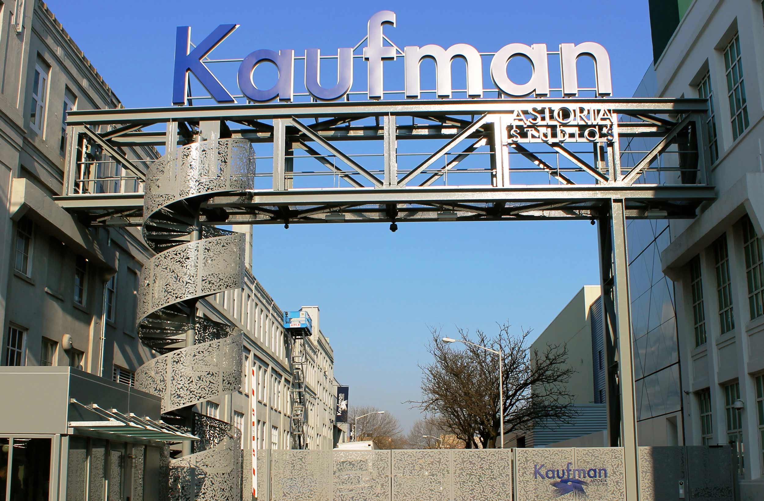 Kaufman Astoria Studios sign.